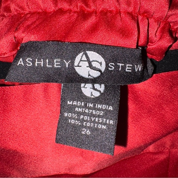 Ashley Stewart Red Wide Leg Pants - Picture 4 of 5
